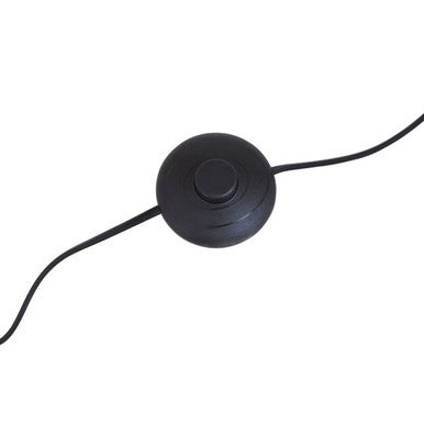 Orsina Abira Nickel Floor Lamp with 5-Light Globe and Marble Base