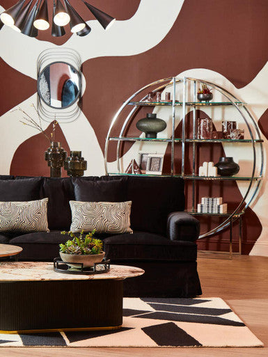 Orsina Yara Matte Black Sputnik Pendant Light | Mid-Century Chandelier