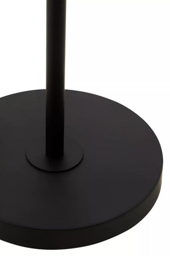 Orsina Hutchinson Crystal Floor Lamp | Black Metal Contemporary Lighting