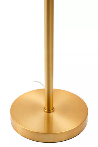 Orsina Hutchinson Crystal Table Lamp – Gold Metal Bedside Lighting
