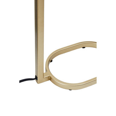 Orsina Lara Table Lamp – Modern Gold Metal Frame with Black Shade