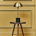 Orsina Murdoch Brushed Brass Table Lamp with Black Marble Base