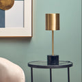 Orsina Palais Table Lamp – Brushed Brass with Black Marble Base