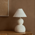 Orsina Carta White Papier Mache Table Lamp – 44cm Sculptural Lighting