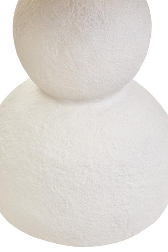 Orsina Carta White Papier Mache Table Lamp – 44cm Sculptural Lighting