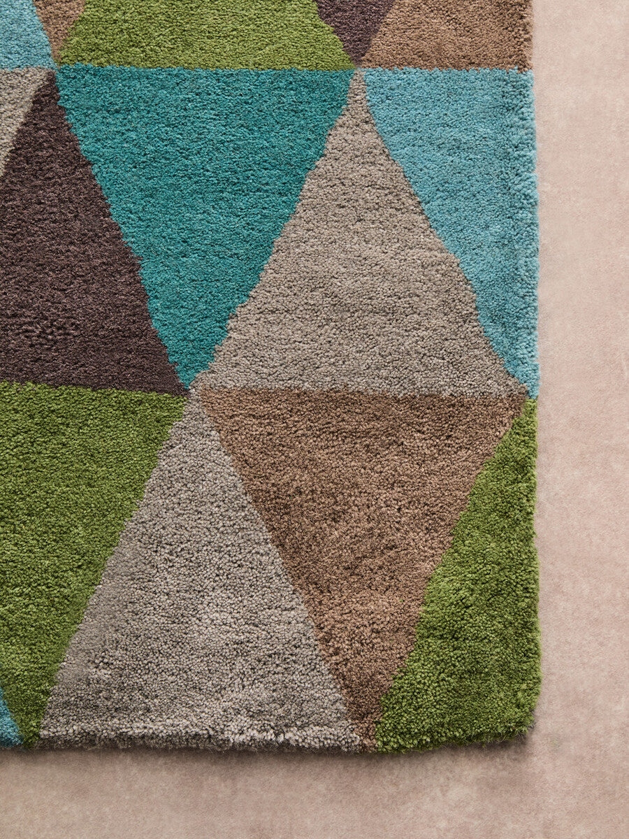 Orsina Oslo Multicoloured Large Rug – Geometric Diamond Pattern