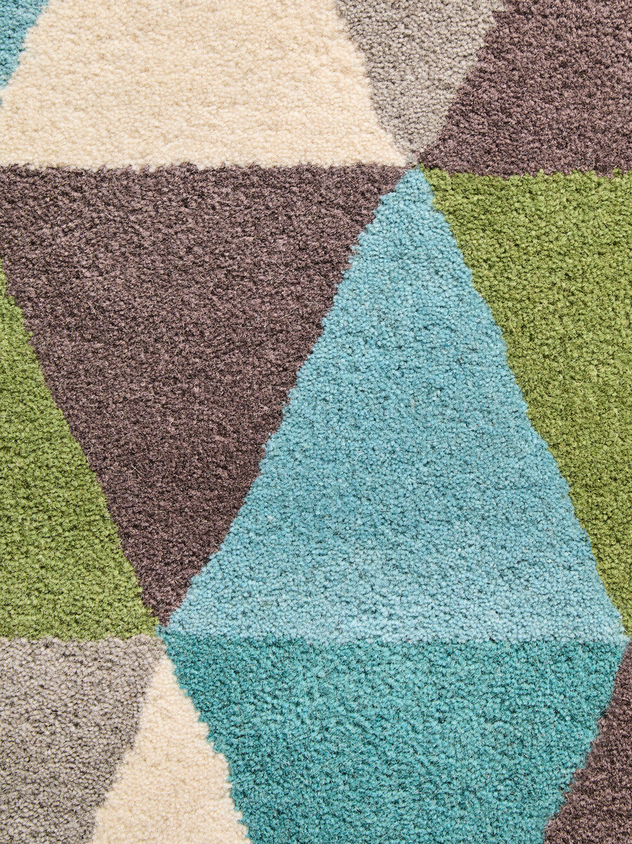 Orsina Oslo Multicoloured Large Rug – Geometric Diamond Pattern