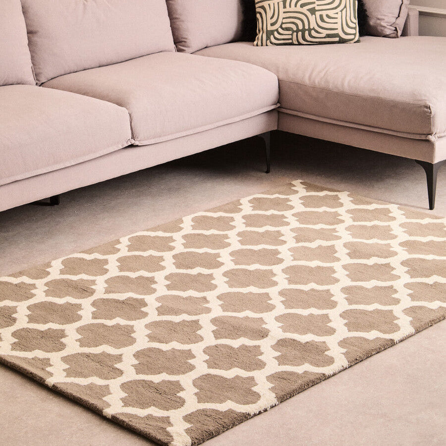 Orsina Bosie Hampstead Hand-Tufted Rug – Brown and Natural Area Rug