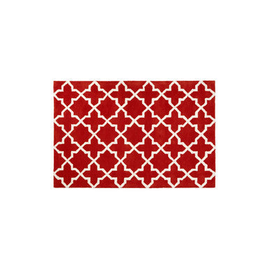 Orsina Bosie Kensington Orange Hand Woven Rug – Small Tufted Area Rug