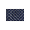 Orsina Blue Hand Woven Rug – Small Geometric Wool & Cotton Area Rug