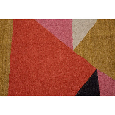 Orsina Bosie Villon Geometric Rug – Modern Plush Triangle Design