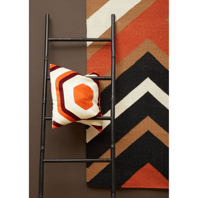 Orsina Bosie Villon Zig Zag Pattern Rug – Handcrafted Maize Carpet