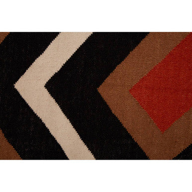 Orsina Bosie Villon Zig Zag Pattern Rug – Handcrafted Maize Carpet