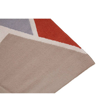 Orsina Bosie Villon Abstract Art Rug – Handcrafted Modern Living Room Decor