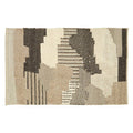 Orsina Bosie Jango Small Textured Rug – Ivory and Grey Abstract
