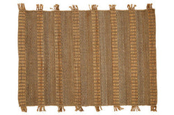 Orsina Bosie Jango Small Striped Hemp Rug – Durable Entryway Decor