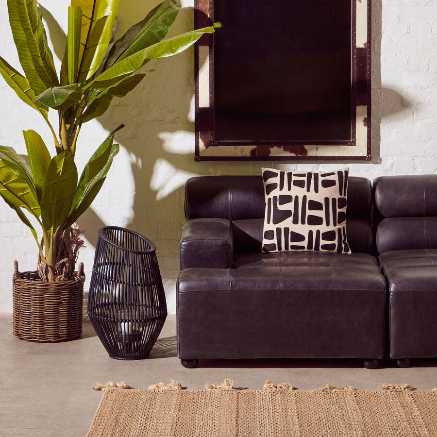 Orsina Bosie Jango Small Striped Hemp Rug – Durable Entryway Decor