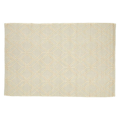 Orsina Bosie Jango Small Geometric Ivory Rug – Low Profile Scandi Style