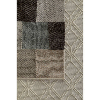 Orsina Bosie Jango Small Geometric Ivory Rug – Low Profile Scandi Style