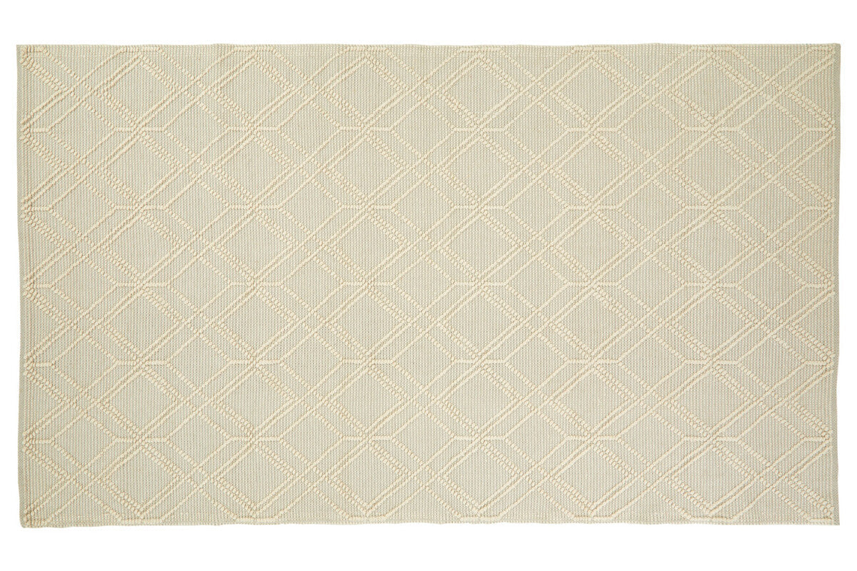 Orsina Bosie Jango Large Geometric Ivory and Grey Area Rug