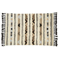 Orsina Bosie Jango Large Tribal Rug – Black Geometric Area Rug