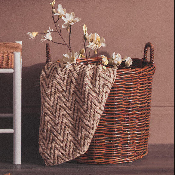 Orsina Argento Brown Rattan Storage Baskets – Set of 3 Woven Baskets
