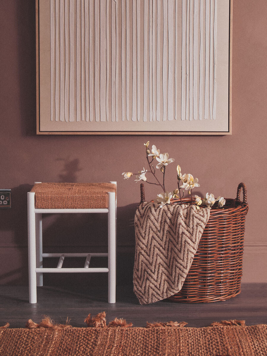 Orsina Argento Brown Rattan Storage Baskets – Set of 3 Woven Baskets