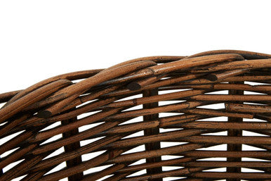 Orsina Argento Brown Rattan Storage Baskets – Set of 3 Woven Baskets