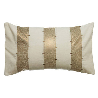 Orsina Kensington Multi Gold Panel Cushion | Luxury Decorative Pillow
