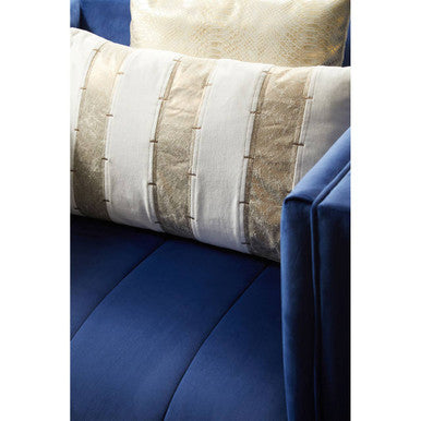 Orsina Kensington Multi Gold Panel Cushion | Luxury Decorative Pillow