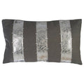 Orsina Kensington Grey and Silver Striped Decorative Cushion