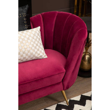Orsina Kensington Cream and Gold Lattice Check Wool Blend Cushion