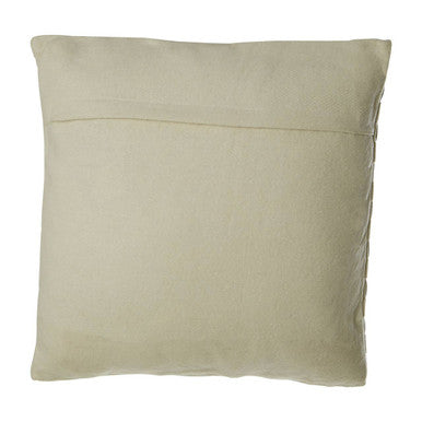 Orsina Kensington Square Wool Check Cushion – Ivory and Silver
