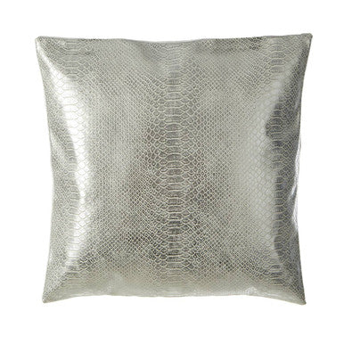 Orsina Kensington Silver Snake Effect Cushion – Luxury Throw Pillow