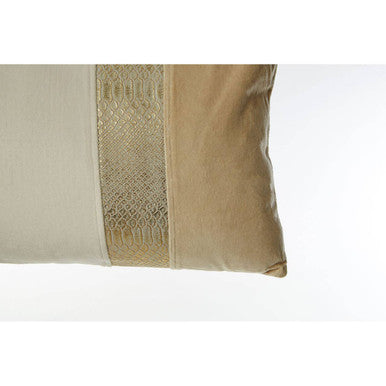 Orsina Bosie Kensington Cream and Gold Rectangular Lumbar Cushion
