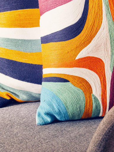 Orsina Bosie Ozella Abstract Design Cushion – Modern Decorative Pillow