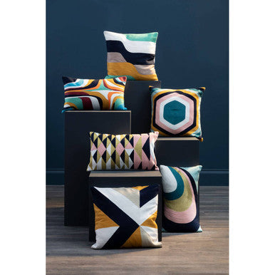 Orsina Bosie Ozella Abstract Design Cushion – Modern Decorative Pillow