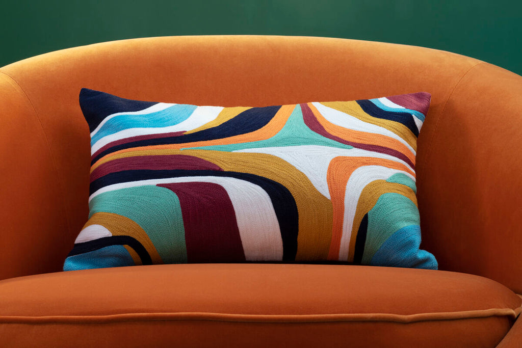 Orsina Bosie Ozella Abstract Design Cushion – Modern Decorative Pillow