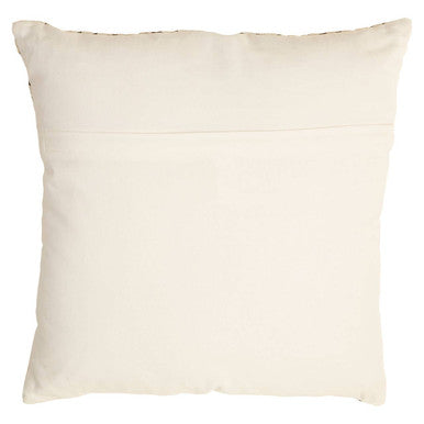 Orsina Ozella Cotton Diamond Embroidered Decorative Cushion | Black & White