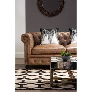 Orsina Bosie Ozella Embroidered Cushion – Black and White Decor