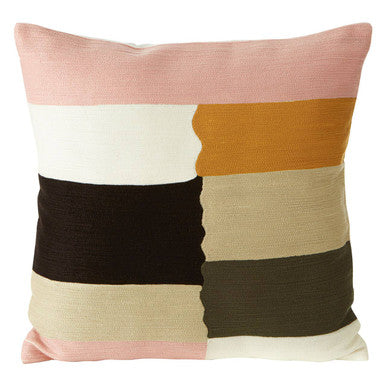Orsina Bosie Ozella Patchwork Cushion – Modern Decorative Square Pillow