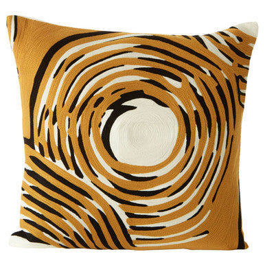 Orsina Bosie Ozella Circular Design Embroidered Decorative Cushion