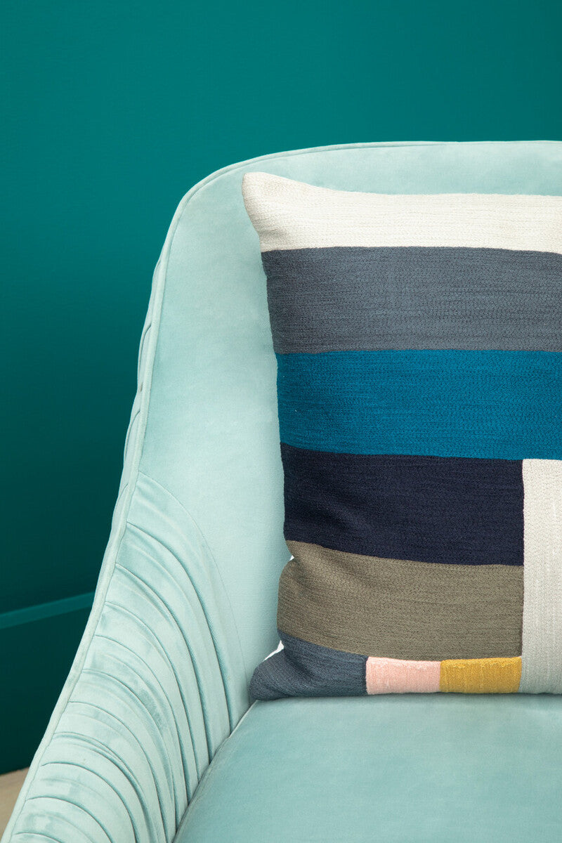 Orsina Bosie Ozella Assorted Stripe Cushion – Modern Accent Pillow