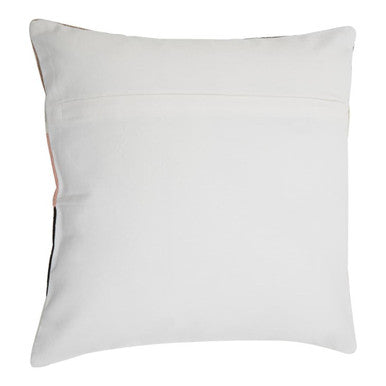 Orsina Ozella Square Cotton Cushion – Embroidered Abstract Throw Pillow
