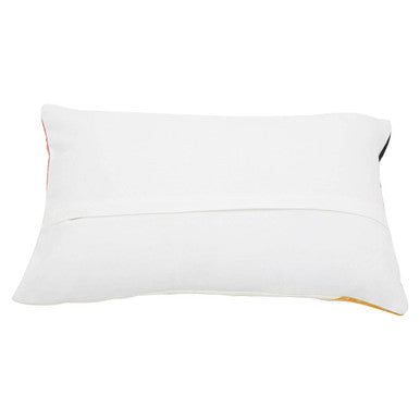Orsina Bosie Ozella Embroidered Cotton Lumbar Cushion – Multi Coloured