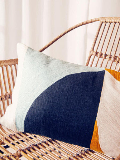 Orsina Bosie Ozella Multi Colour Geometric Rectangular Cushion