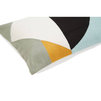 Orsina Bosie Ozella Multi Colour Geometric Rectangular Cushion