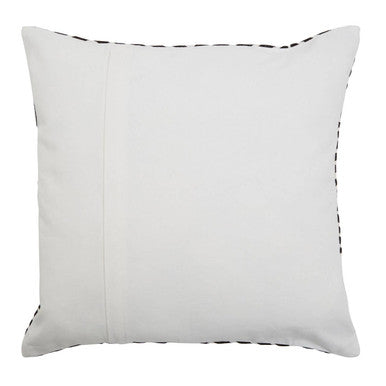 Orsina Bosie Ozella Square Embroidered Cushion - Black and White