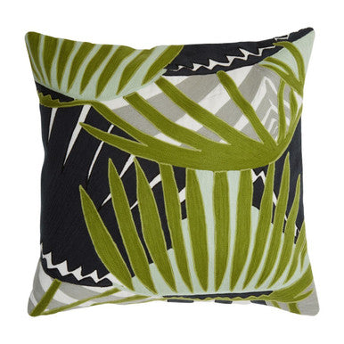 Orsina Bosie Ozella Botanical Green Cushion | Nature Inspired Boho Decor