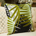 Orsina Bosie Ozella Botanical Green Cushion | Nature Inspired Boho Decor